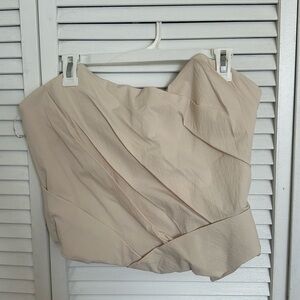 Zara- Strapless draped - corset top